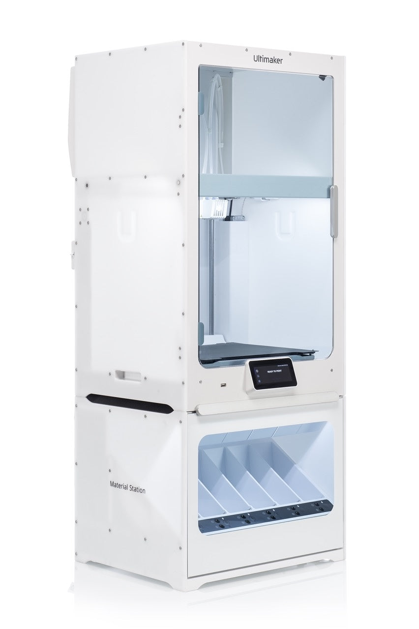 ULTIMAKER S7 Pro Bundle Krachtig, Betrouwbaar, Flexibel en Verbeterd! Groot bouwvolume, makkelijk in gebruik en super betrouwbaar. Ultimaker S7 is het werkpaard voor gebruikers die hoge eisen stellen aan kwaliteit, gebruiksgemak en consistentie.