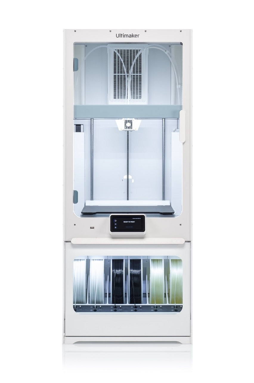 ULTIMAKER S7 Pro Bundle Krachtig, Betrouwbaar, Flexibel en Verbeterd! Groot bouwvolume, makkelijk in gebruik en super betrouwbaar. Ultimaker S7 is het werkpaard voor gebruikers die hoge eisen stellen aan kwaliteit, gebruiksgemak en consistentie.