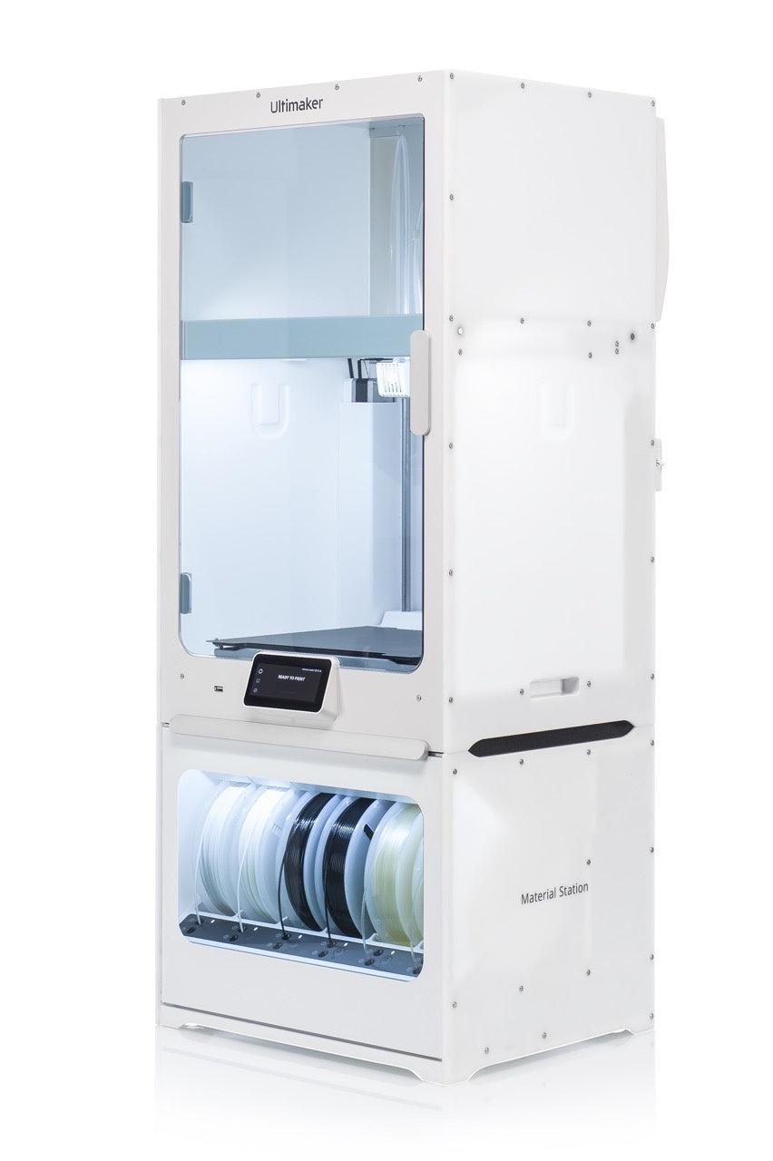 ULTIMAKER S7 Pro Bundle Krachtig, Betrouwbaar, Flexibel en Verbeterd! Groot bouwvolume, makkelijk in gebruik en super betrouwbaar. Ultimaker S7 is het werkpaard voor gebruikers die hoge eisen stellen aan kwaliteit, gebruiksgemak en consistentie.