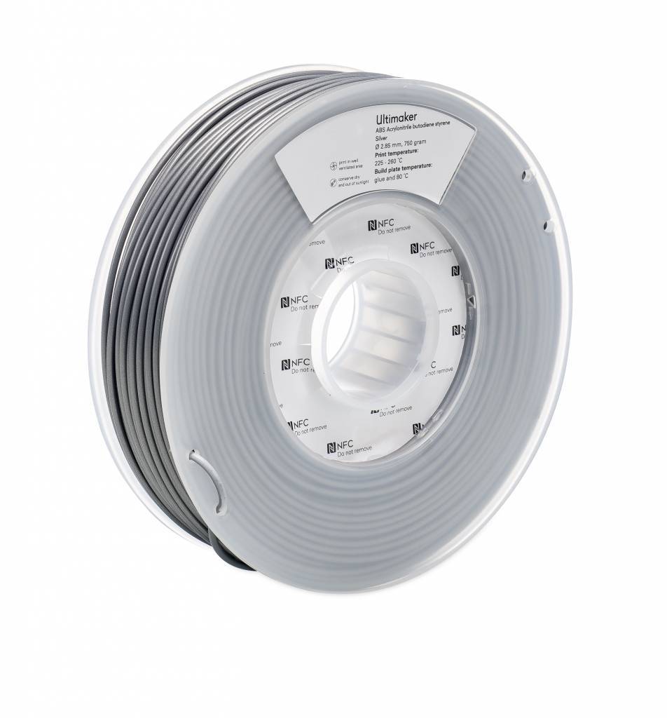 Ultimaker ABS Silver (NFC) (#1625)