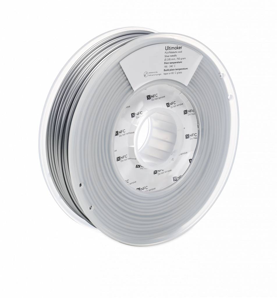 Ultimaker PLA Silver-Metallic (NFC) (#1612)