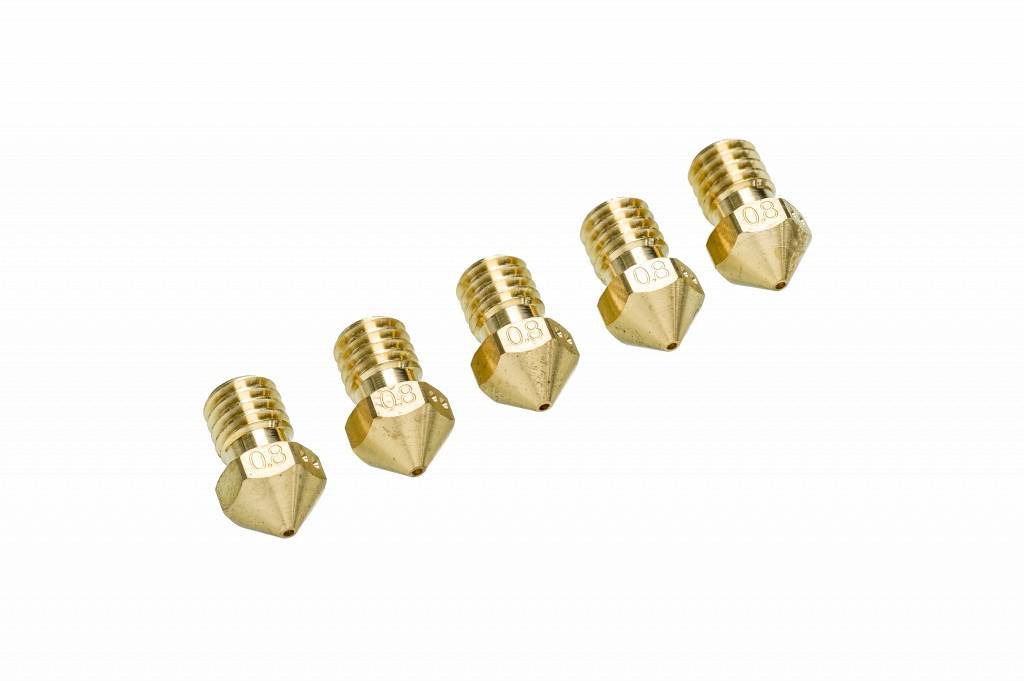 Ultimaker UM2+ Nozzle Pack 5x 0.8mm (#9527)