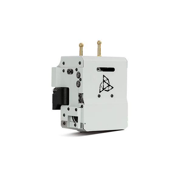 Module M280 Printmodule speciaal ontwikkeldlvoor 3DGence INDUSTRY F420 en INDUSTRY F350, waarmee de basismaterialen kunnen worden geprint. De M280-module is ook in staat om oplosbare ondersteuningsstructuren van ESM-10 te printen.