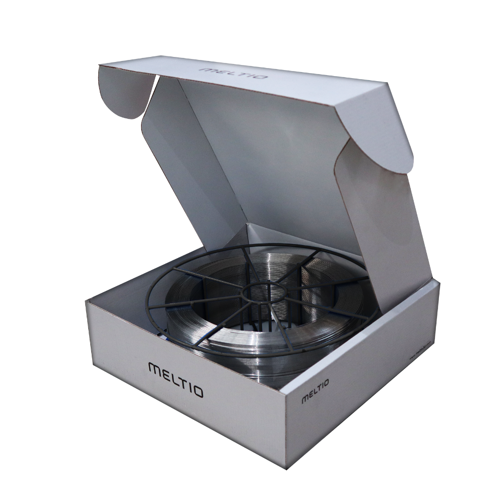 Metaal filament voor de Meltio M450, Meltio Engine CNC en de Meltio Engine Robot  1mm draad op een spoel van 15Kg  Meltio is een metaal 3d printer verkrijgbaar in 3 varianten.
