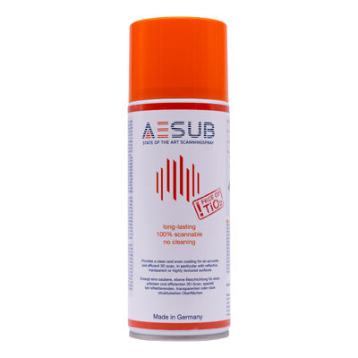 AESUB Scan Spray Orange 6 uur zichtbaar, zelf oplossende scan spray zonder resten.