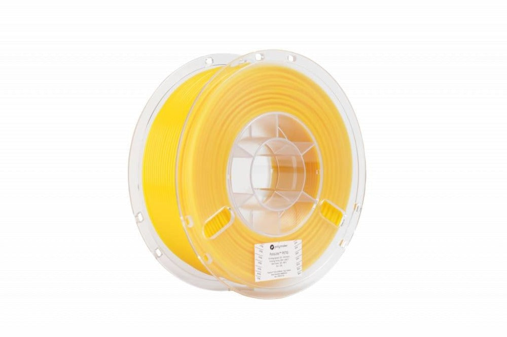 Polymaker Yellow. PolyLite PETG is een betaalbaar PETG-filament met uitgebalanceerde mechanische eigenschappen en afdrukgemak.